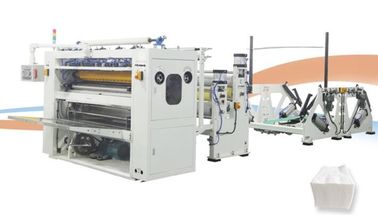 Facial Tissue Folding Machine V Folded High Speed 1000 Sheet / Min / Lane