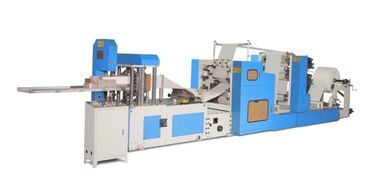 1/4 Fold 300mm 330mm Napkin manufacturing Machine With Color Printing Unit