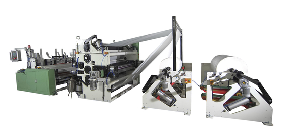 2950mm Toilet Tissue Rewinding Machine With Glue Laminated System Unit Production Line