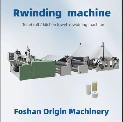 Toilettenpapier / Küchenpapier Automatische Produktionslinie Jrt Maxi Aufwickelmaschinen