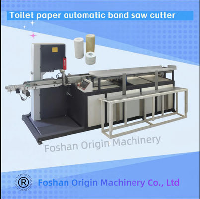 Toilettenpapier Küchentücher Automatische Bandsäge-Schneidemaschine