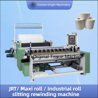 Maxi Roll / Toilettenpapier-Aufwickelmaschine 200-300 Meter / Min Geschwindigkeit