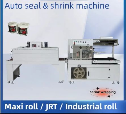 Toilettenrolle Küchentücher Maxi-Rolle Mehrfachrolle-Gewebe-Produktionslinie Maschine Umwicklung Schneiden Verpacken
