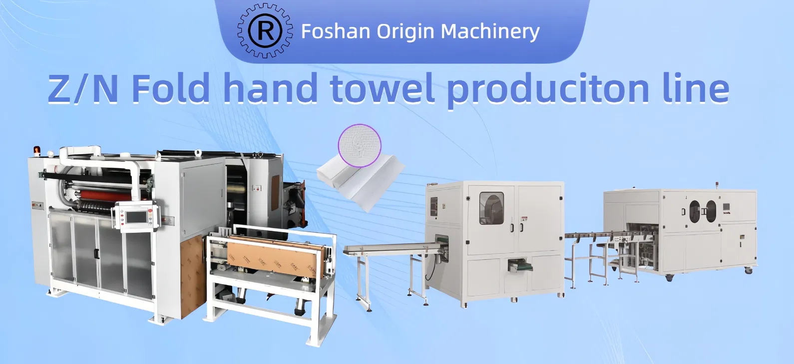 Z/N-Falz-Handtuchmaschine mit Klebstoffkaschierung, Küchenrollenaufwickler 0