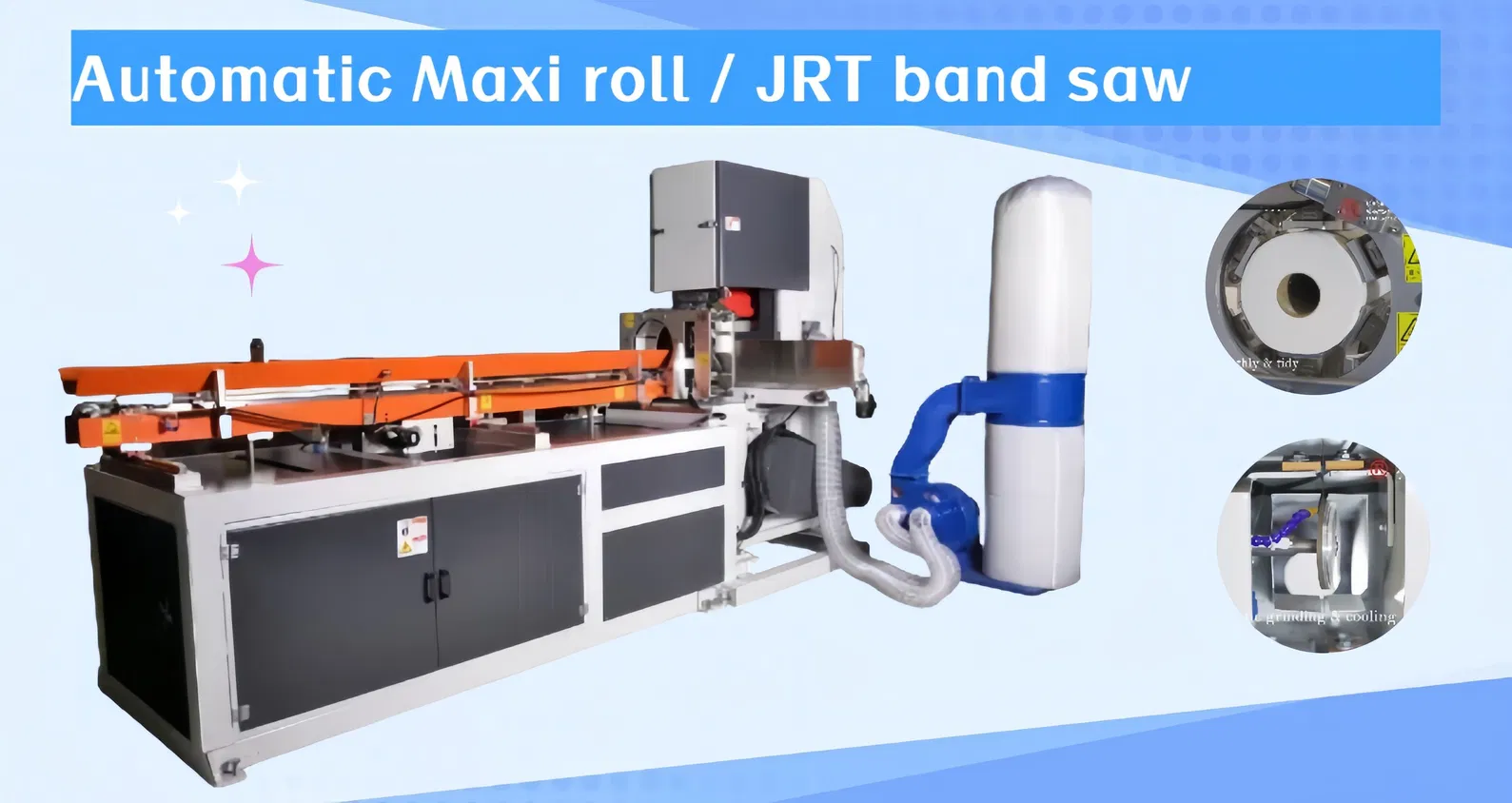 Maxi Roll Bandsäge JRT / HRT Industrielle Rollenschneidemaschine 0