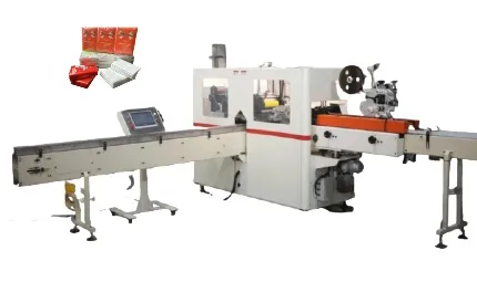 Hochgeschwindigkeits-Bündelverpackungsmaschine für automatisches Taschentuchverpacken, einfache Verbindung, Touchscreen-Parametereinstellung 4
